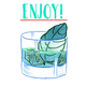 Illustration for article titled How to Make the Summers Swan Song, a Gin Cocktail for Saying Goodbye